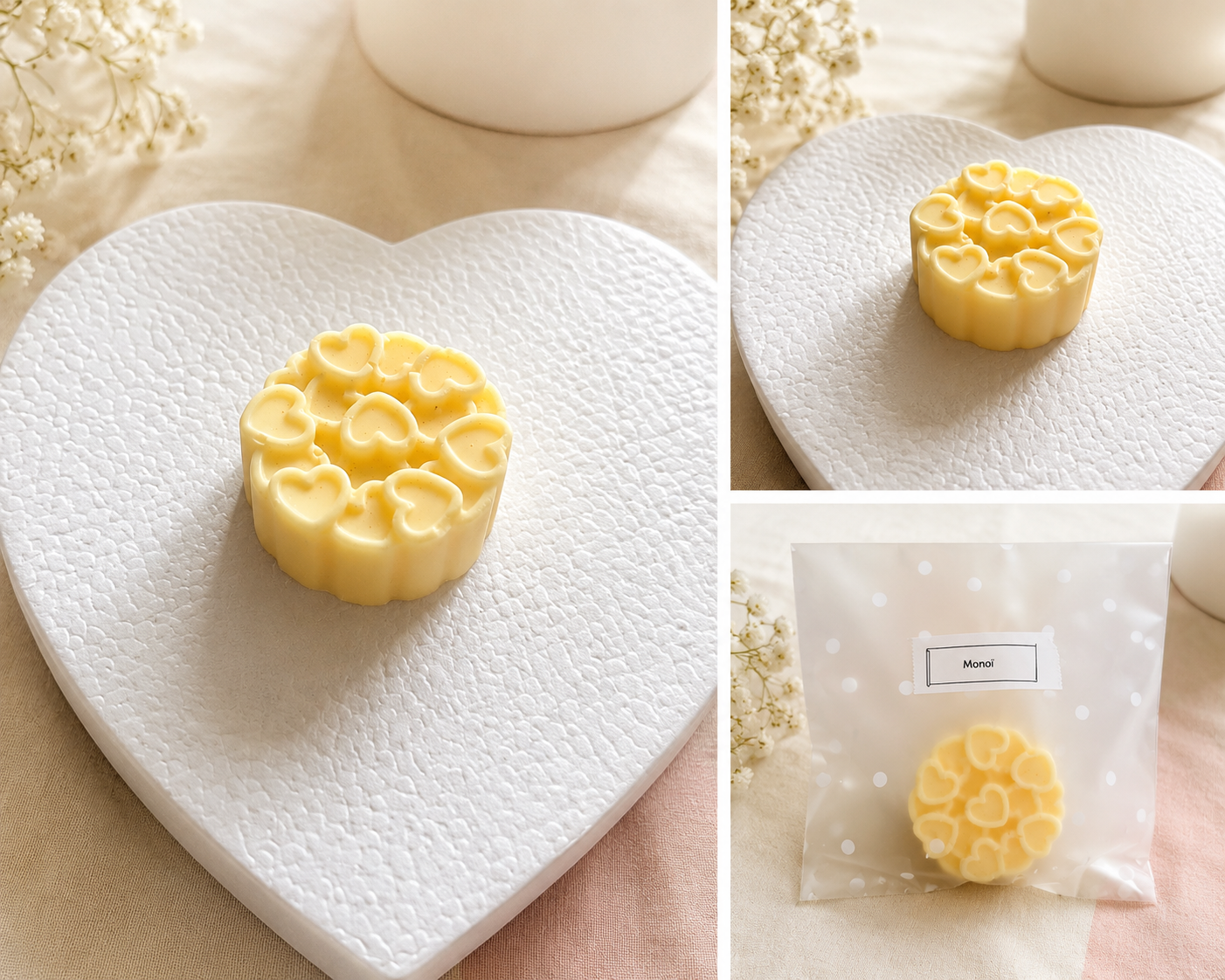 Fondant parfumé Cœurs – Monoï