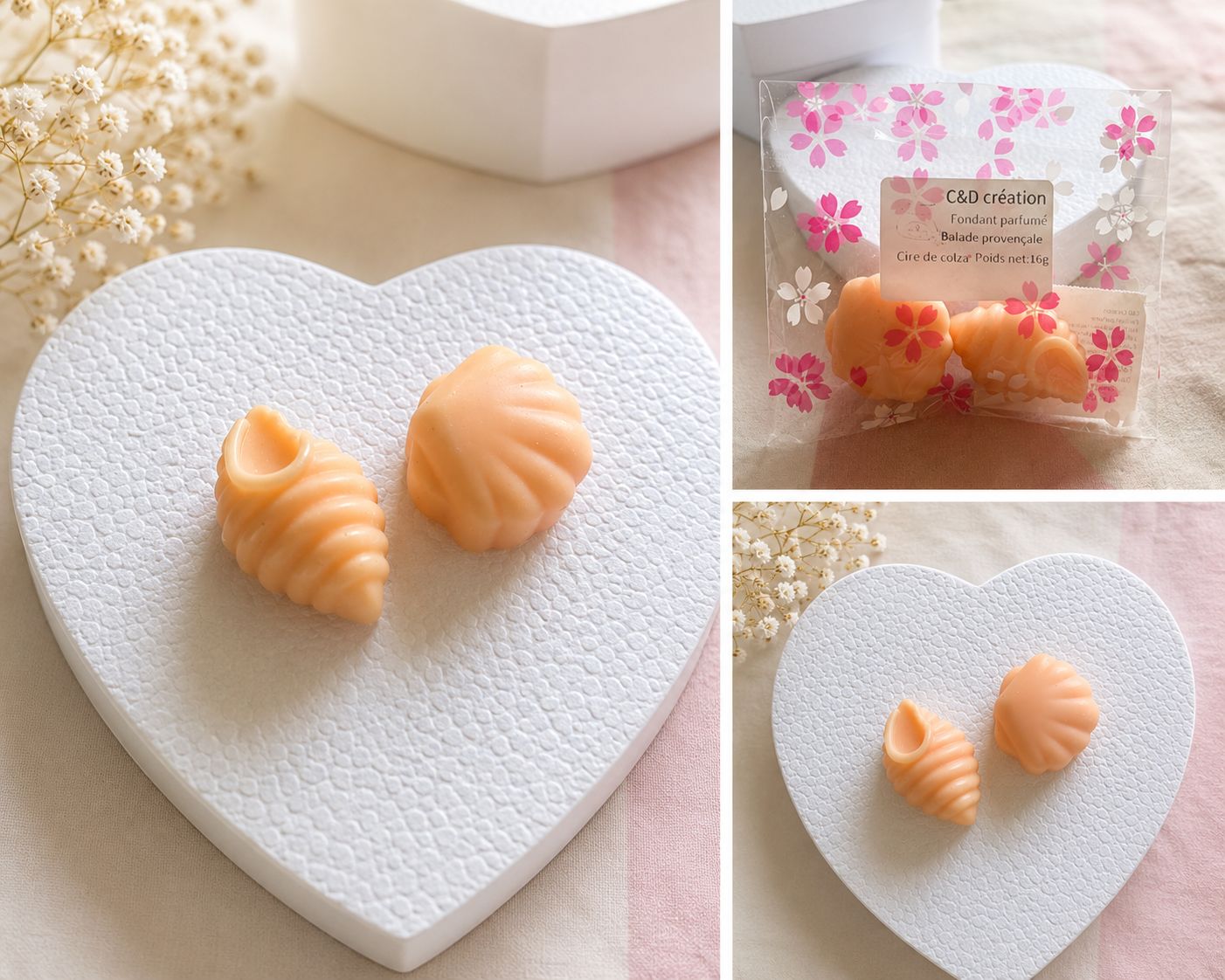Fondants parfumés coquillages – Balade Provençale