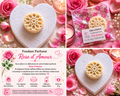 Fondant Parfumé Rose d’Amour – Douceur Florale & Romantique