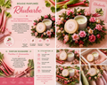 Bougie parfumé - rhubarbe